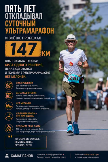 ультрамарафон опыт Самата Панова