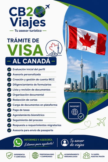 TRAMITE DE VISA AL CANADA 