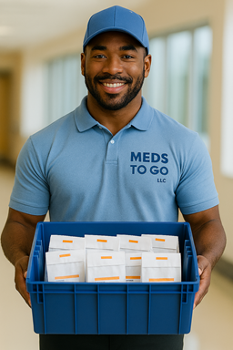 Meds To Go prescriptions delivered to your door.