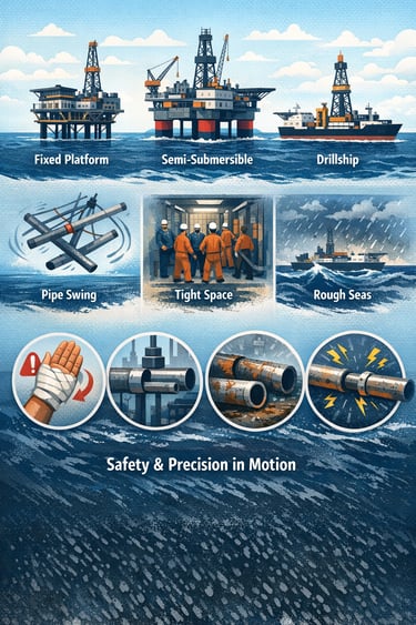 PSC ROUGHNEK Push-Pull Pole™ | Oilfield Push Pull Tool for Rig Floor Pipe Handling