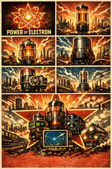 Survivors of 2035 post-human electronics science fiction