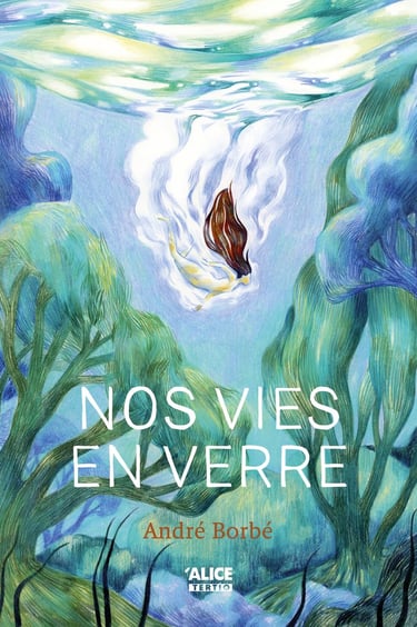 Première de couverture du roman Nos vies en verre d'André Borbé
