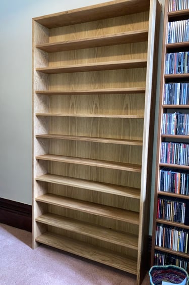 CD Storage Unit - Solid oak