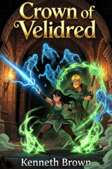 The Crown of Velidred is the final book in the Mountain King series.