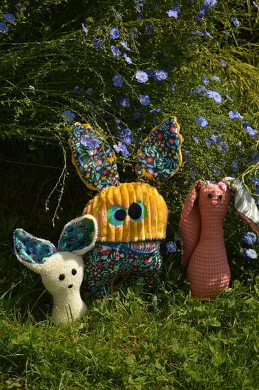 Créations peluches doudous fabriqués en France