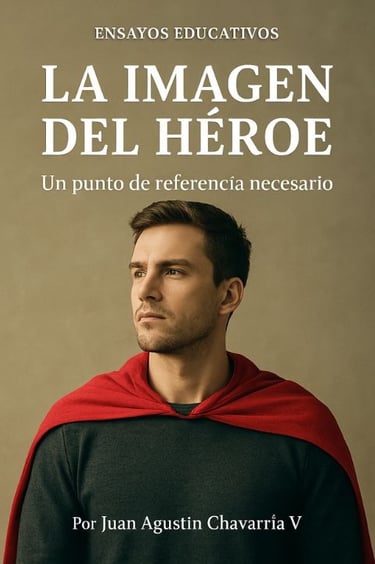 El héroe: figura con capa roja evoca liderazgo, referencia educativa y fuerza simbólica 