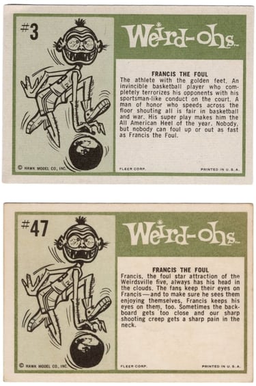 Oddball 1960s Basketball Cards by Fleer