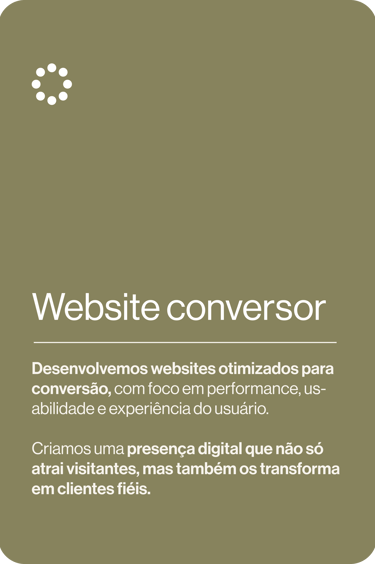 Descrição do serviço de website conversor