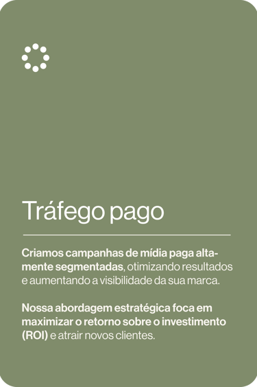 Descrição do serviço de tráfego pago