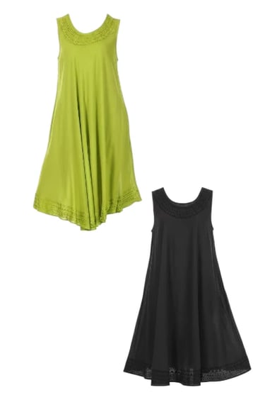 Sakkas Everyday Essentials Caftan Tank Dress/Cover Up One
