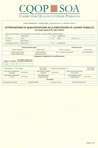 SOA lecco milano bergamo