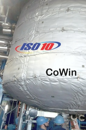 Reator com isolamento térmico removível ou jaqueta térmica industrial