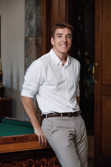 Corporate portrait of a designer in Barcelona