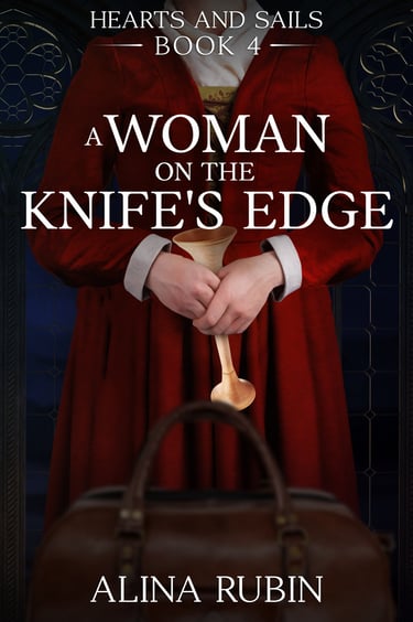 Book Cover: Alina Rubin's A Woman on the Knife's Edge