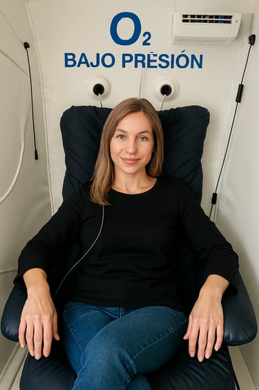 Terapia de oxigenoterapia hiperbárica