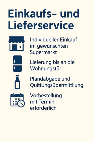 Einkaufs-und Lieferservice