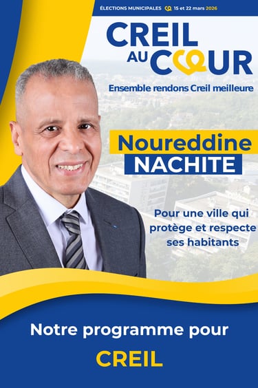 Creil au Coeur notre programme pour Creil