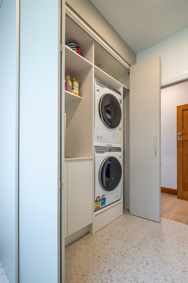 Compact laundry Peaky Builders Wellington
