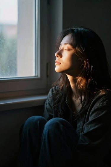 a woman with dark hair