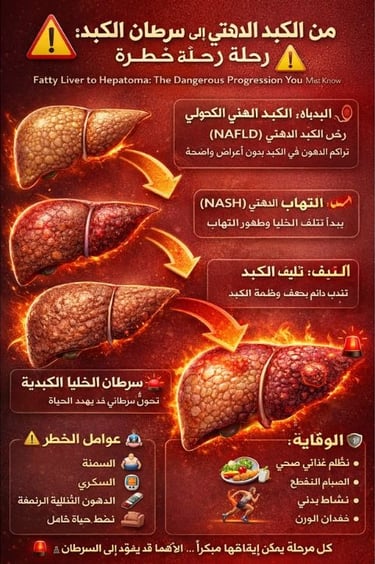 🏥 Fatty Liver to Hepatoma The Dangerous Progression You Must Know (3)