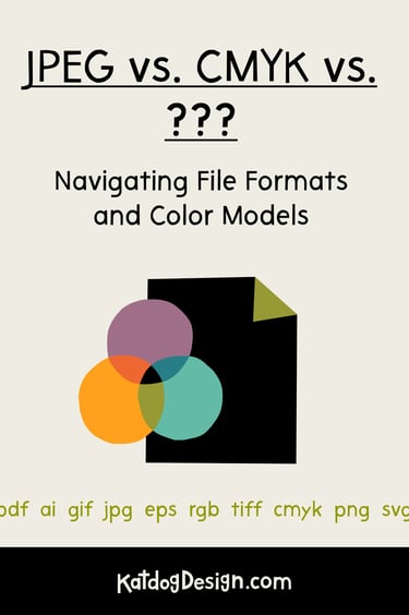 Jpeg vs cmyk vs ???, navigating file formats and color models