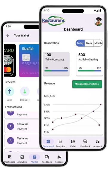 Restaurant support app