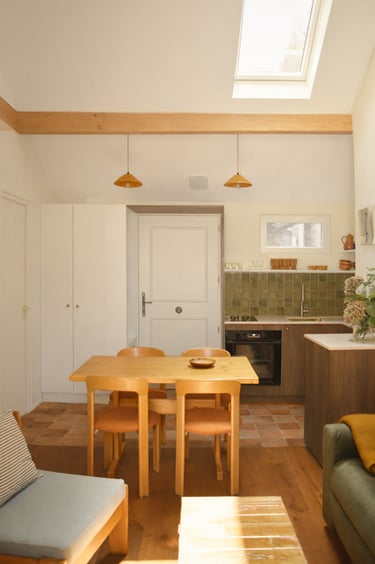 Duplex à Pau, tommettes et parquet massif