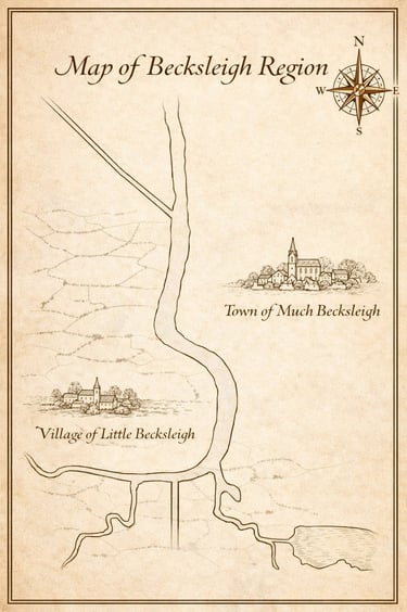 Map of the Becksleigh region