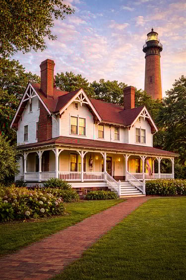 Lighthouse Keepers House at Currituck Beach Lighthouse
