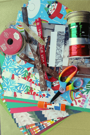 Scrap booking supplies or a ghost of Christmas Past activity