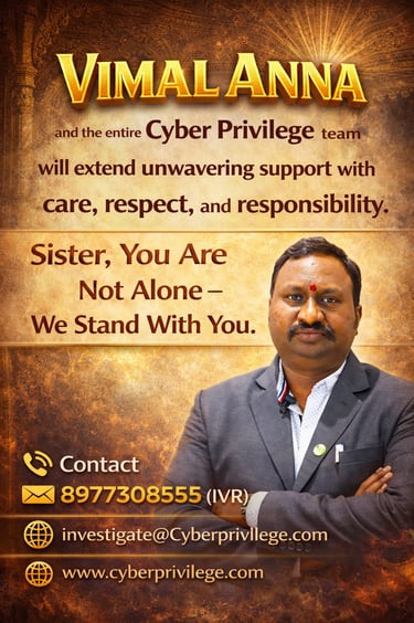 Vimal Anna by G Vimal Kumar CTO Cyber Privilege CSR Ver 2.8 8977308555