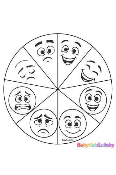 babykidslullaby Printable Emotional Tools ,printable coloring emotional wheel