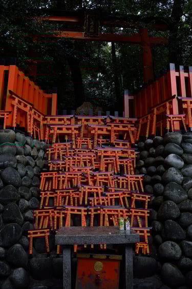 "Piled High" - Fushimi Inari Shrine, Kyoto, Japan