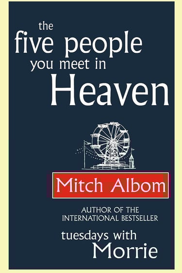Book cover of Mitch Albom Five people you meet in heaven