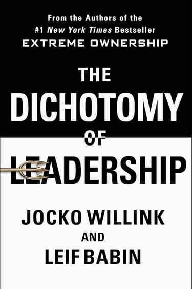 Book Cover of Jocko Willink The Dichotomy of Leadership