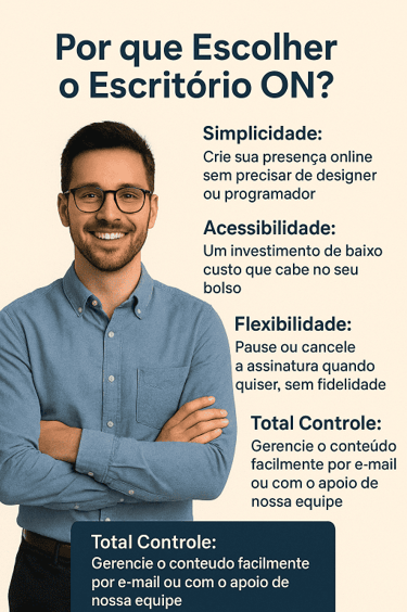 Por que escolher o Escritório ON?