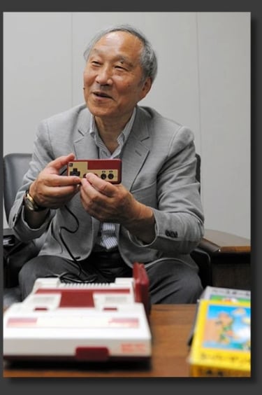 Masayuki Uemura Gerente Geral na Nintendo R&D2, ajudou a criar o Famicom e Super Famicom