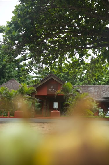 A photgraph of Omali Lodge Sao Tome