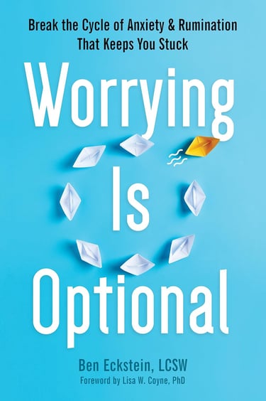 Worrying is Optional book about anxiety and rumination