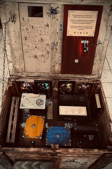 escape box école bois