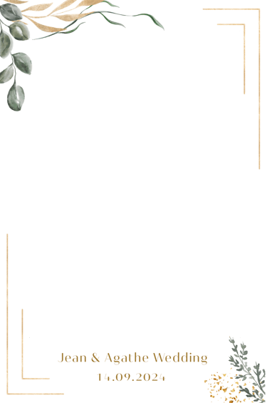 Un exemple de template créé pour un client