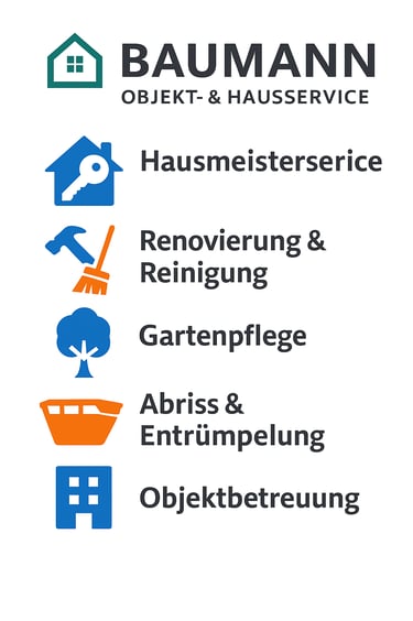 a sign that says bau mann