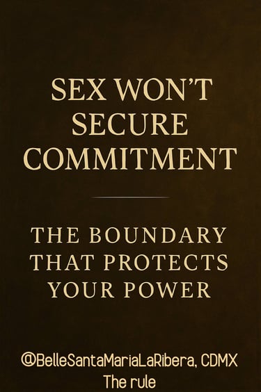 The Boundary That Protects Your Power. El Límite Que Protege Tu Poder. belle.com.mx