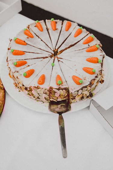 A carrot cake.