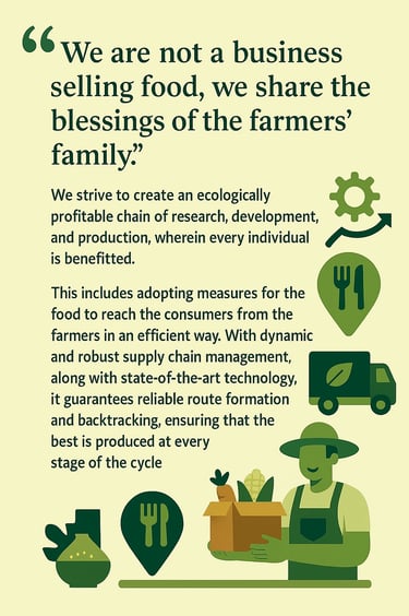 We are not a business selling food, AgriVaidic Integration AVI Venture Studio by Startup India