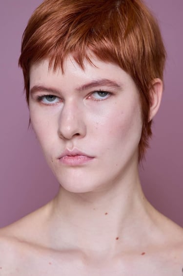 Ann Gior Makeup Artist for Coach NYFW on Rachel Goff