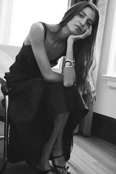 Makeup by Ann Gior for Madewell on Marina Testino