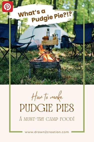 a campfire pit with a campfire and chairs around it