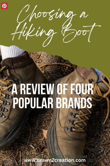 a person wearing hiking boots 