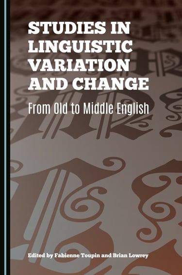 studies in language variation and change cover page